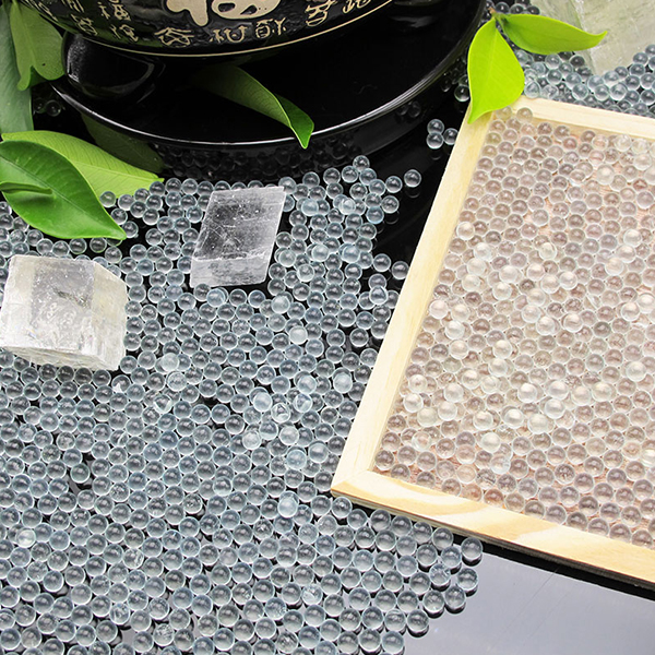 Moisture resistant glass microbeads